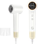 KARFUN Phon Capelli Professionale, 1500W Asciugacapelli Ionico Professionale, 400 Milioni di Ioni Negativi, 110000 RPM Asciugatura Rapida, Regolazione Intelligente Temperatura, Basso Rumore - 图片 2