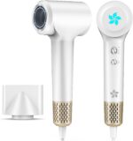 Hair Dryer, Ion Hair Dryer, 400 Million Plasma Hair Dryer, 110,000 rpm, Brushless Motor, Quick Drying Hair Dryer, 57 dB Low Noise Hair Dryer, Intelligent Thermostat Hair Dryer for Travel, Home - 图片 2