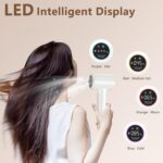 KARFUN Phon Capelli Professionale, 1500W Asciugacapelli Ionico Professionale, 400 Milioni di Ioni Negativi, 110000 RPM Asciugatura Rapida, Regolazione Intelligente Temperatura, Basso Rumore - 图片 12