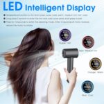 KARFUN Phon Capelli Professionale, 1500W Asciugacapelli Ionico Professionale, 400 Milioni di Ioni Negativi, 110000 RPM Asciugatura Rapida, Regolazione Intelligente Temperatura, Basso Rumore - 图片 4