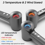 KARFUN Hair Dryer, 110000 RPM High-Speed Brushless Motor Fast Drying Blow Dryer, 57dB Low Noise Hair Dryer for Home or Travel, 3 Temps & 2 Speeds - Image 2