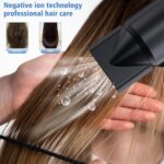 MMK Asciugacapelli Ionico, Phon Capelli Professionale, Phon da 200 Milioni di Ioni Negativi, Asciugatura Rapida 110000 giri/min ad Alta Velocità per Asciugatura Rapida, 57dB Rumore Basso per Viaggi - 图片 7