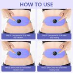 Heat Pad Period Pain Relief, Rechargeable Period Heat Pad, Portable Menstrual Heating Pad, Cordless Electric Heat Belt, 3 Heating and Vibration Massage Modes, Gifts for Women Girls Her - Image 9