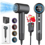 KARFUN Phon Capelli Professionale, 1500W Asciugacapelli Ionico Professionale, 400 Milioni di Ioni Negativi, 110000 RPM Asciugatura Rapida, Regolazione Intelligente Temperatura, Basso Rumore