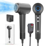 KARFUN Hair Dryer, 110000 RPM High-Speed Brushless Motor Fast Drying Blow Dryer, 57dB Low Noise Hair Dryer for Home or Travel, 3 Temps & 2 Speeds